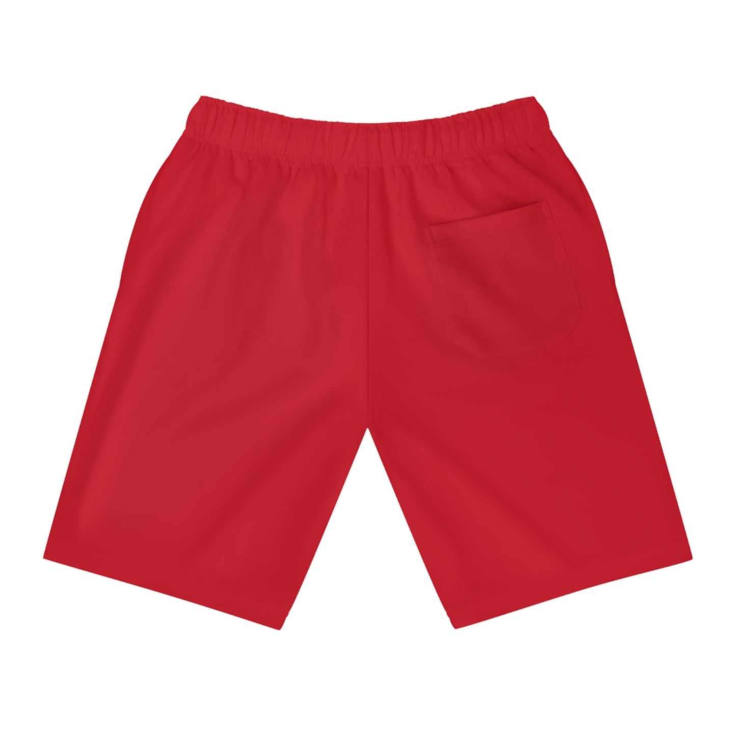 Red Athletic Long Shorts