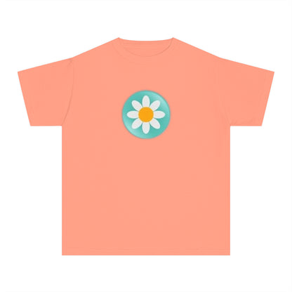 Youth Daisy Button Tee