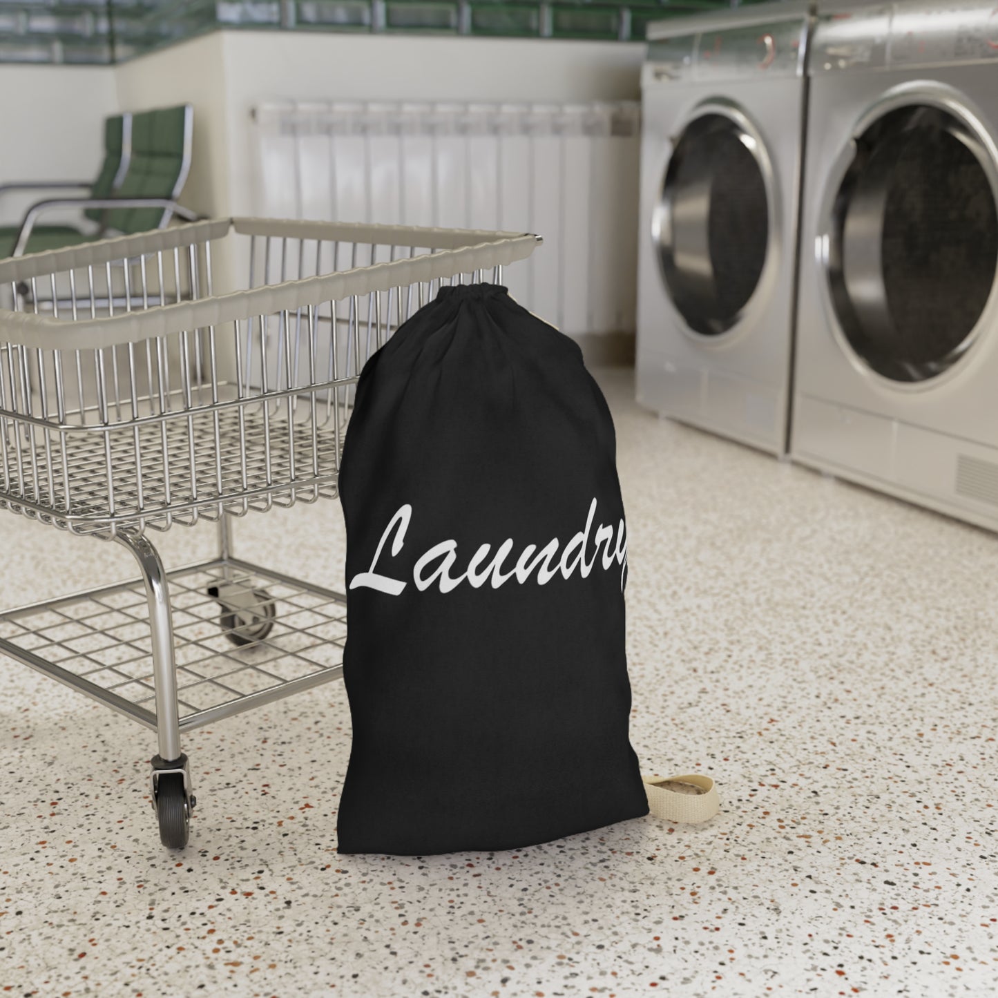 Stylish Laundry Tote/Bag (Black)