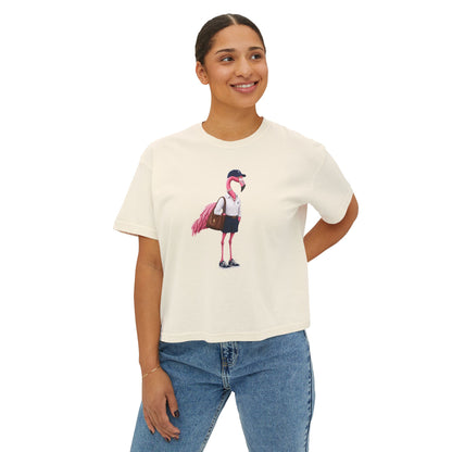 Ralph Flamingo Women's Boxy Tee