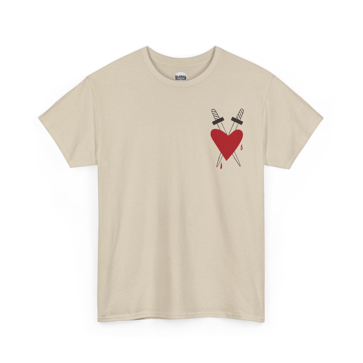 Heart & Sword Unisex Cotton Tee