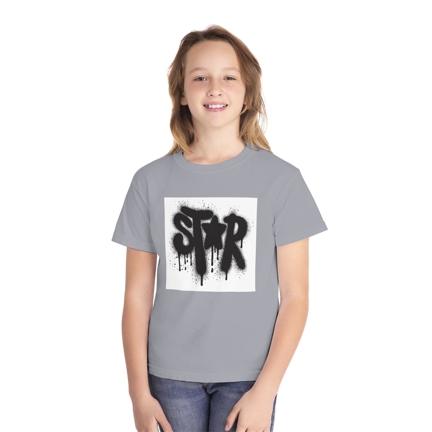 Youth Star Spray Paint Tee