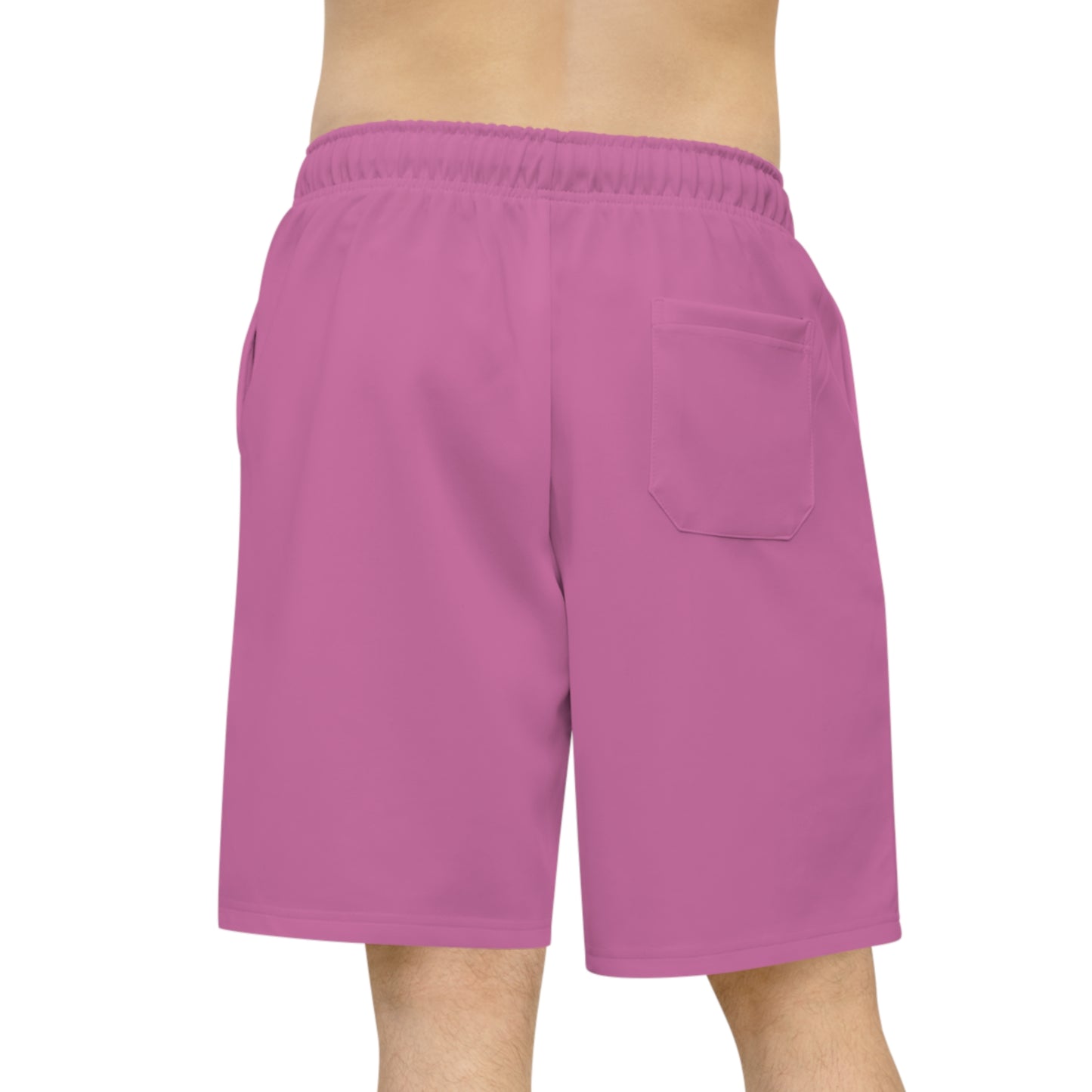 Light Pink Athletic Long Shorts