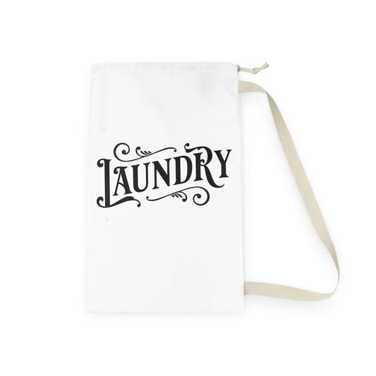 Stylish & Chic Laundry Tote (White)