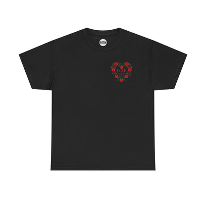 Love Hurts (Heart Floral) Unisex Heavy Cotton Tee