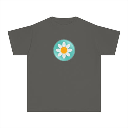 Youth Daisy Button Tee