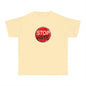 Youth Stop Hate Button Tee