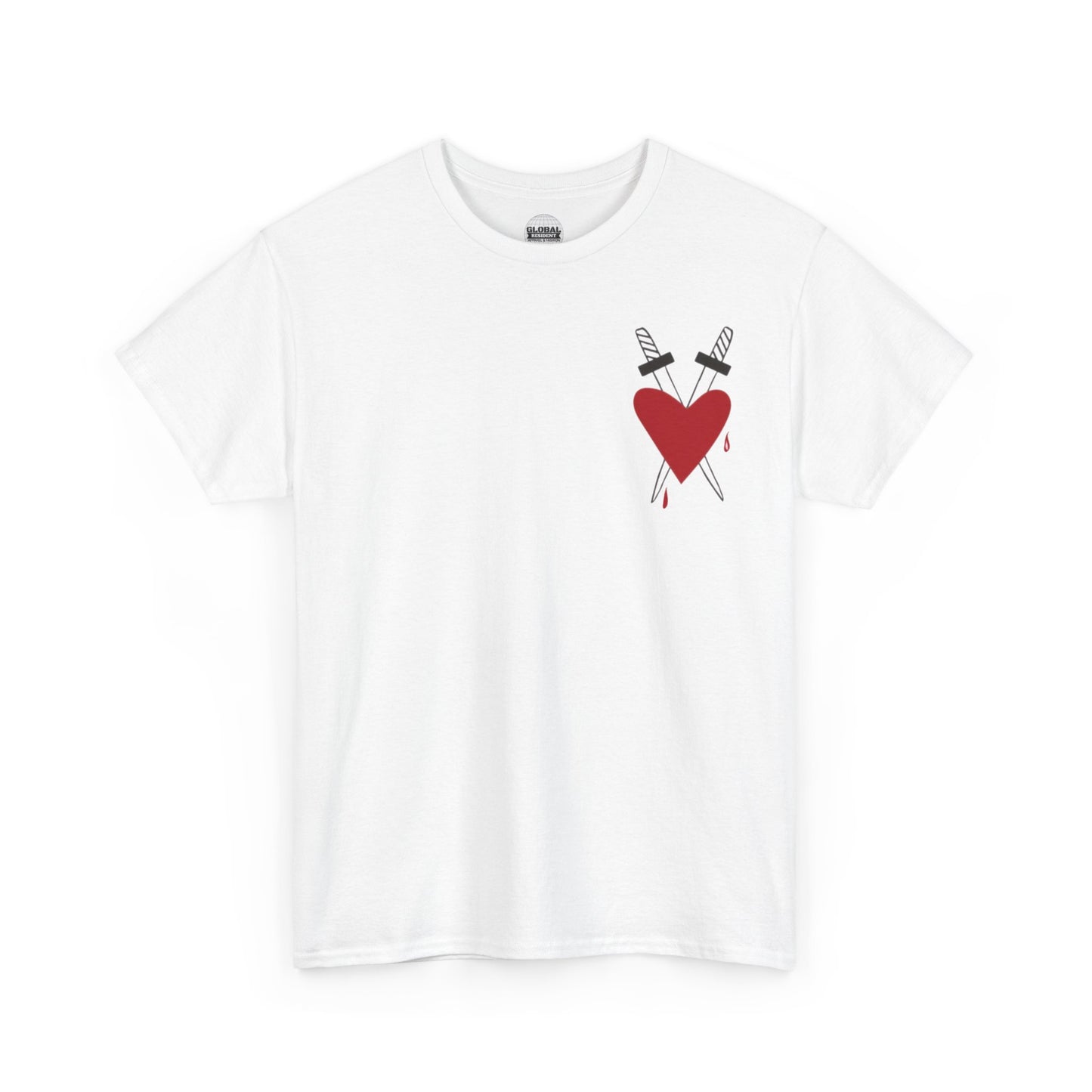 Heart & Sword Unisex Cotton Tee