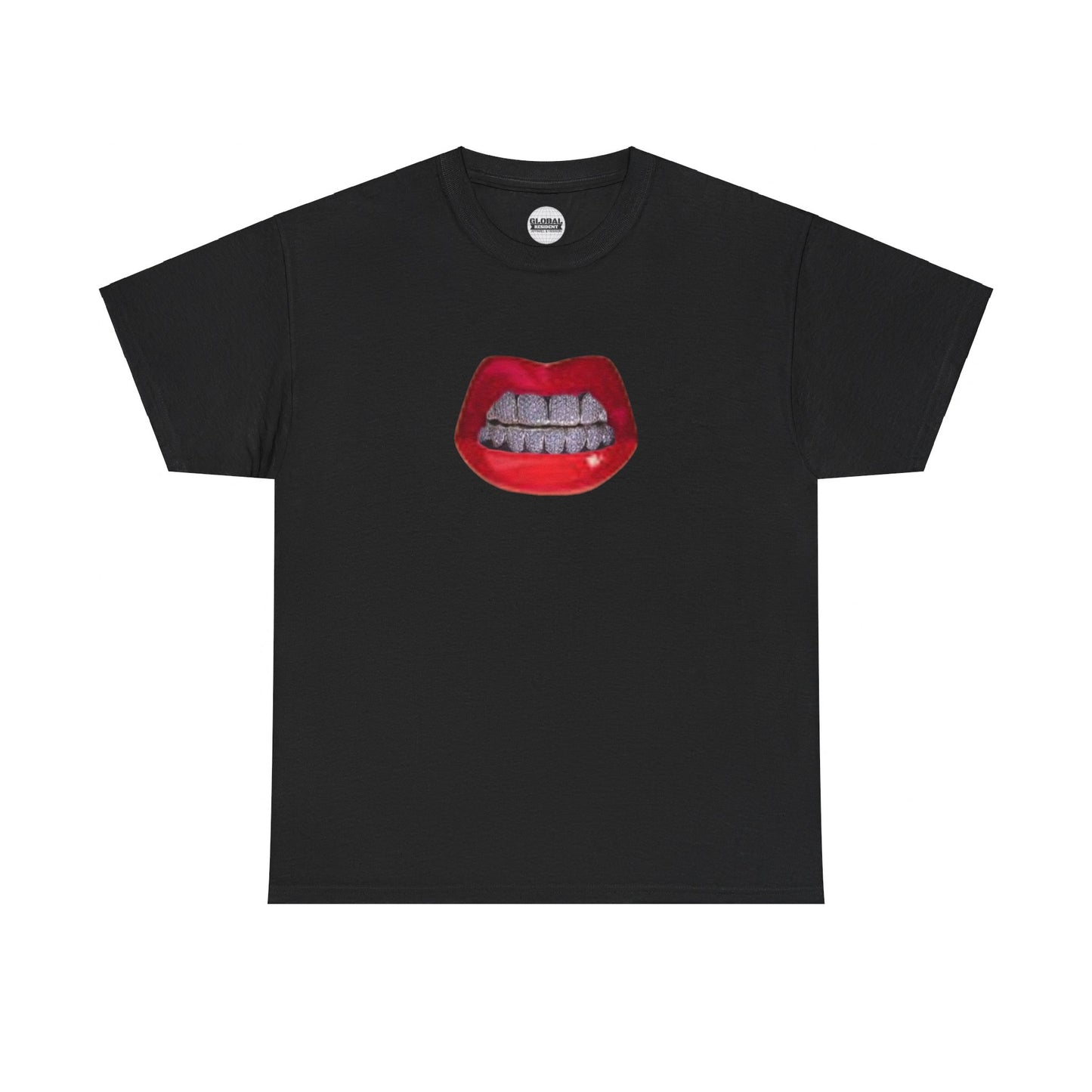 Sexy Lips Diamond Grills Tee (2 sided)