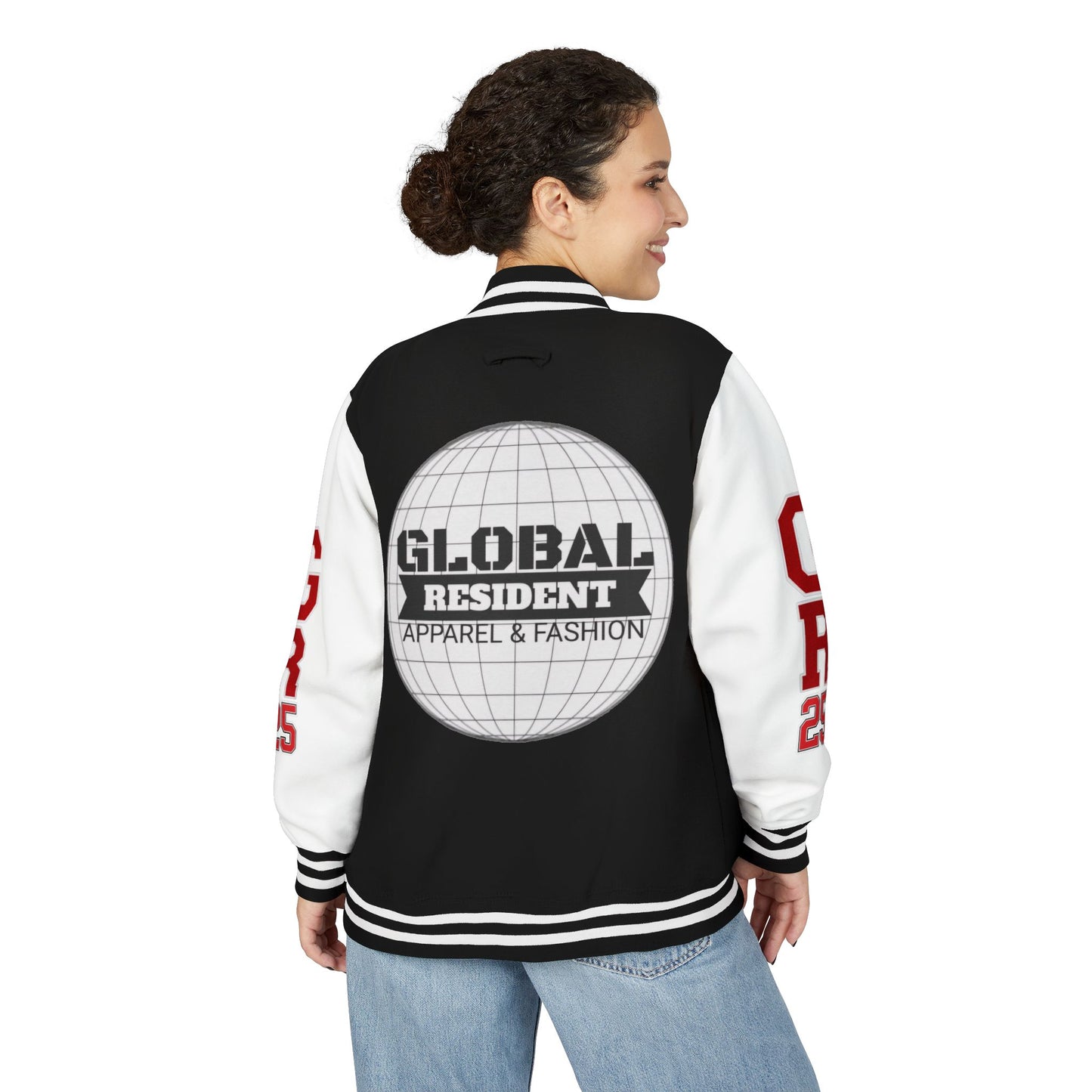 Global Resident Varsity Style Unisex Heavyweight Letterman Jacket