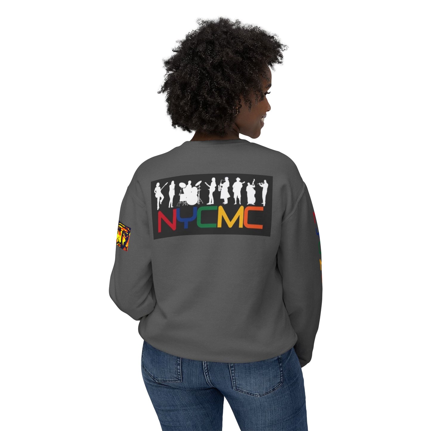 NYC Musicians Collective Unisex Lightweight Crewneck Sweatshirt - Celebrate Music & Community