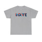 Love Hate Unisex Heavy Cotton Tee