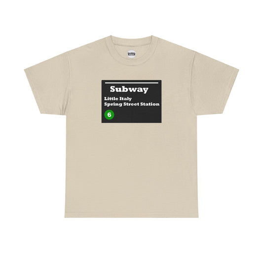 Little Italy/Spring Street Subway Station Tee