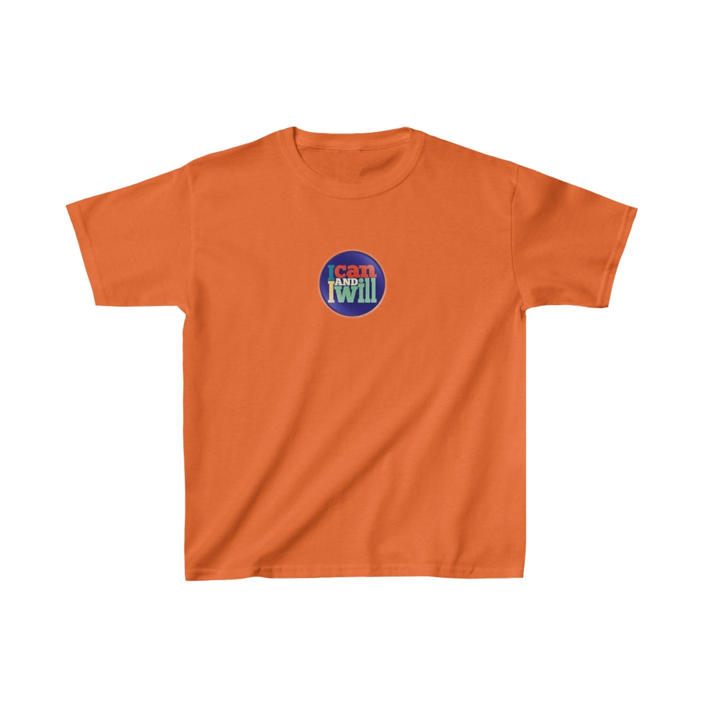 Kids I Can and I Will Button Tee