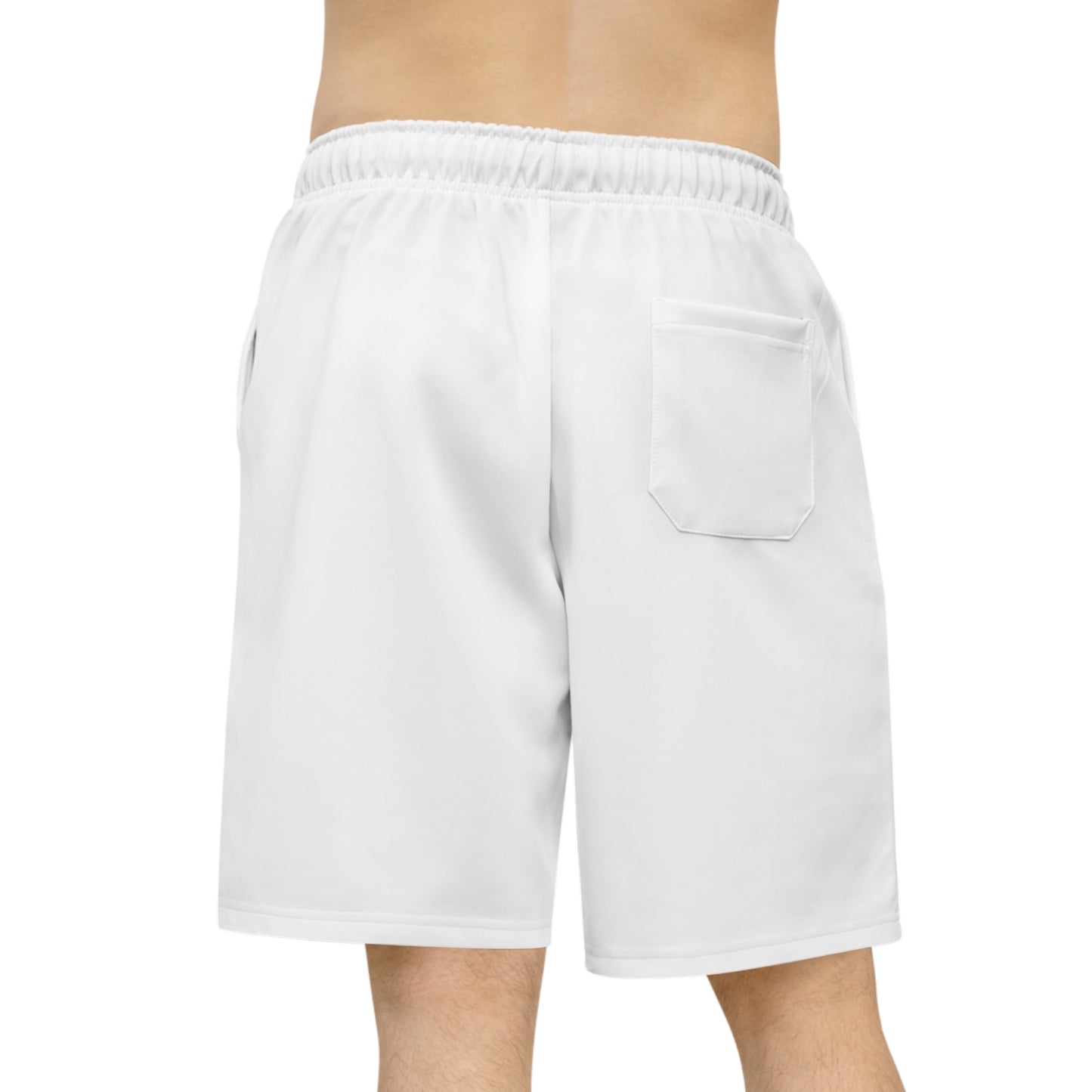 White Athletic Long Shorts