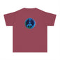 Youth Peace Sign Button Tee