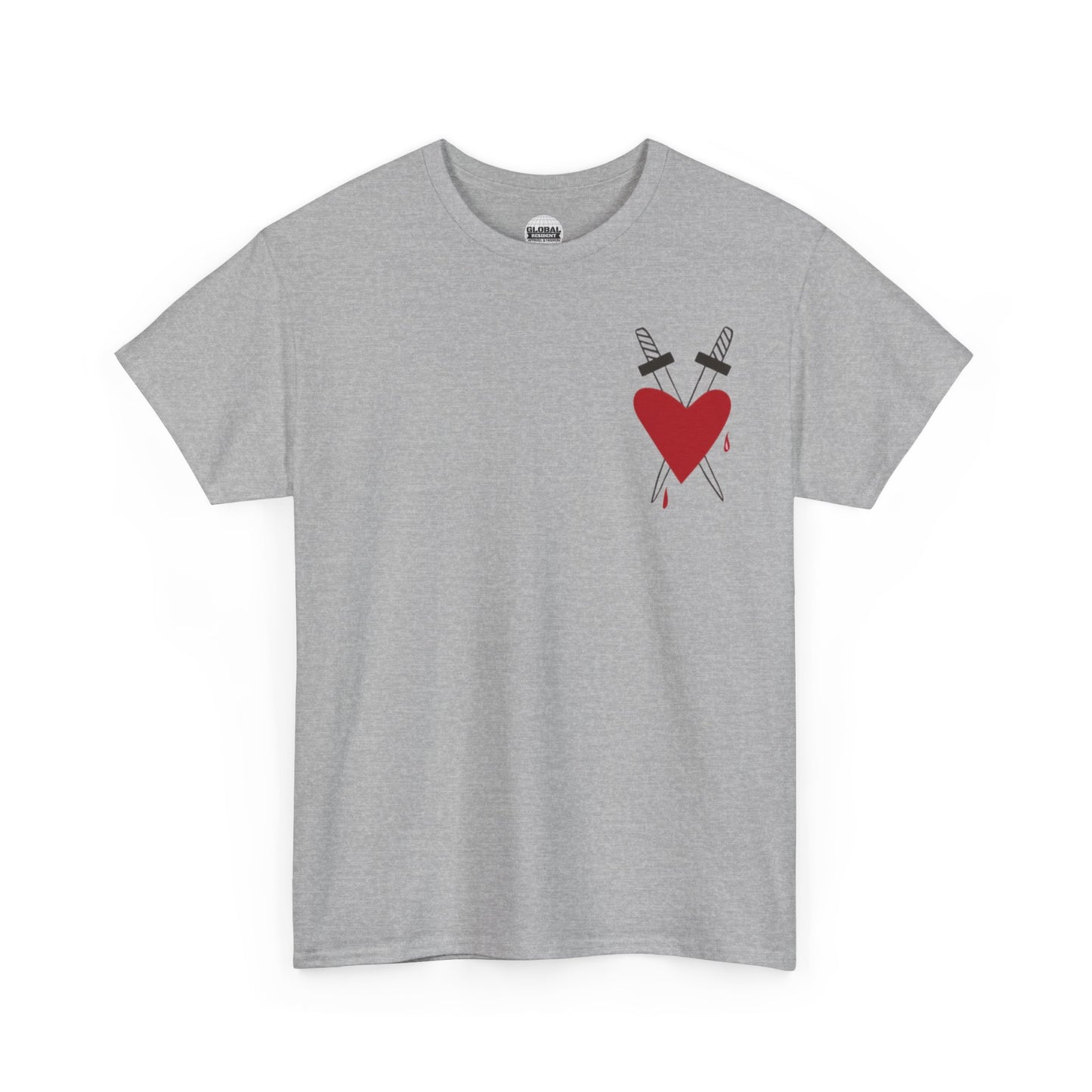 Heart & Sword Unisex Cotton Tee