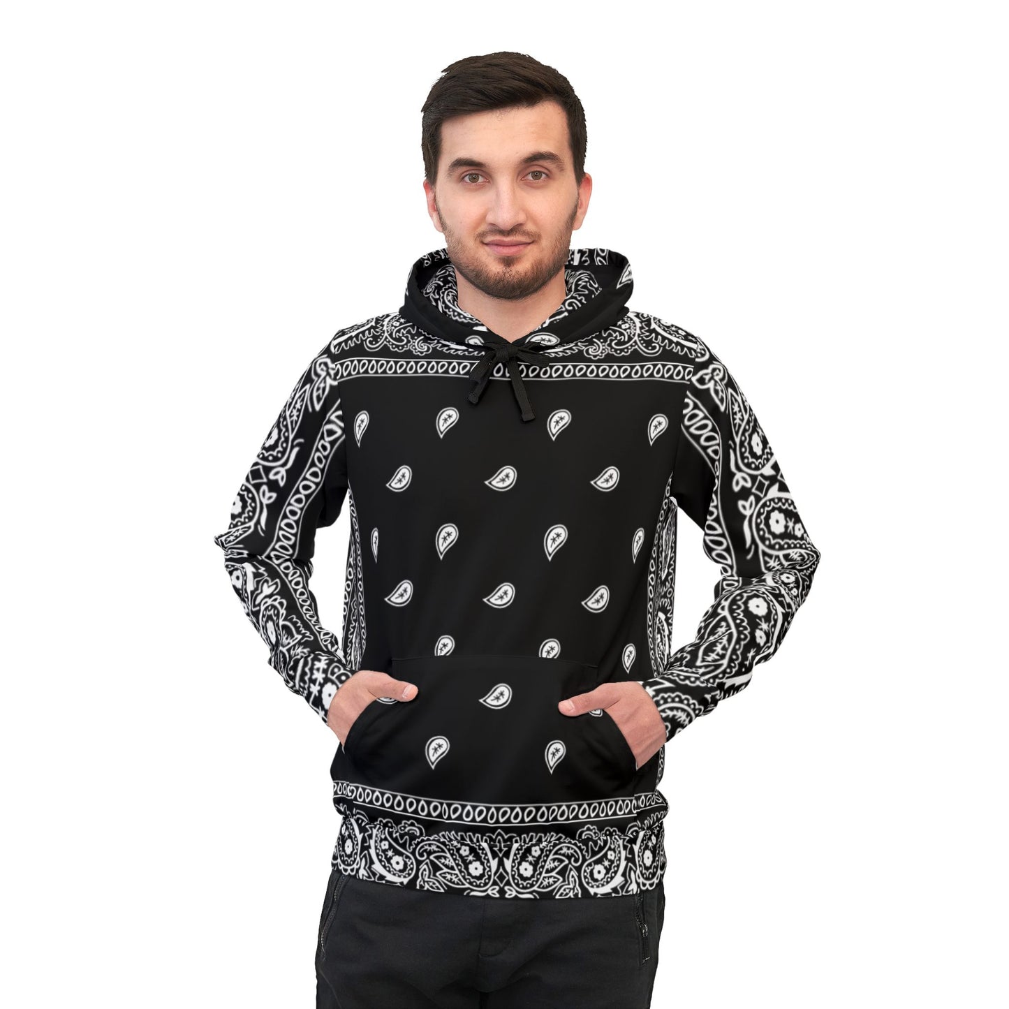 Black Bandana Hoodie