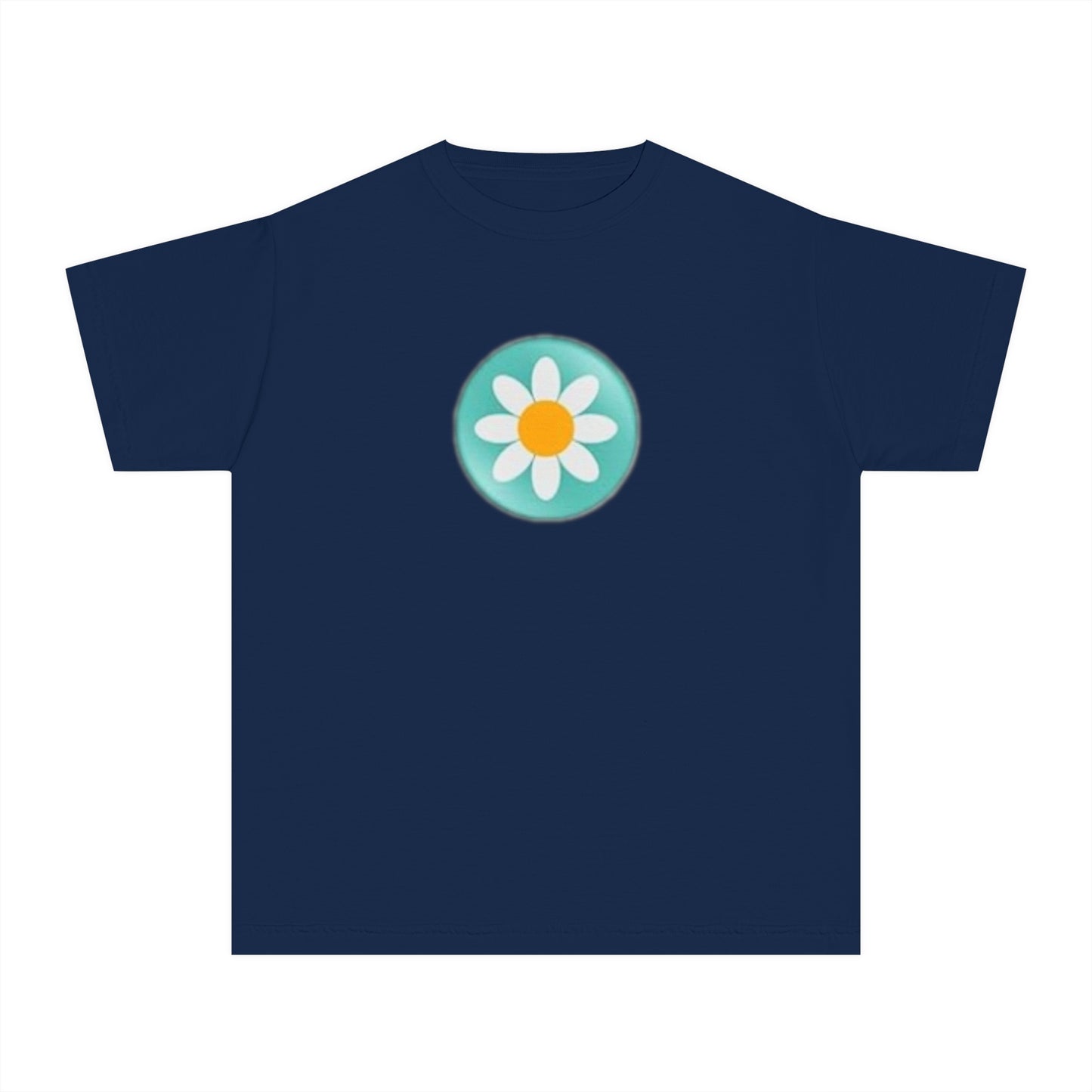 Youth Daisy Button Tee