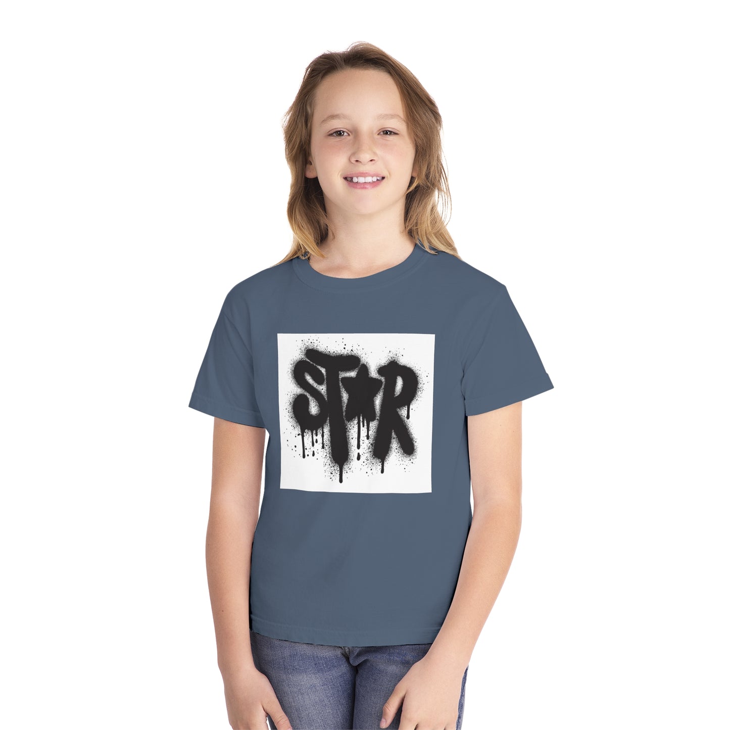 Youth Star Spray Paint Tee