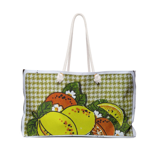 Vibrant Fruit-Inspired Weekender Bag