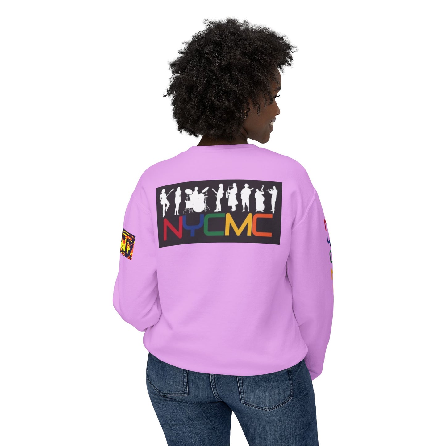 NYC Musicians Collective Unisex Lightweight Crewneck Sweatshirt - Celebrate Music & Community