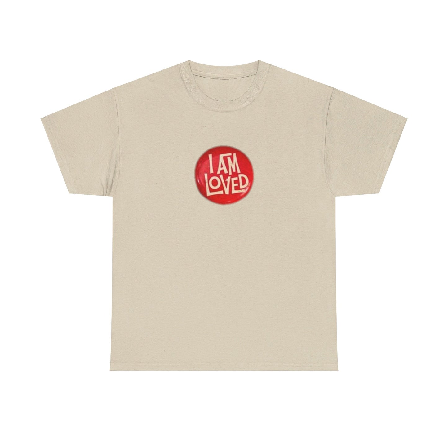 I Am Loved Button Tee