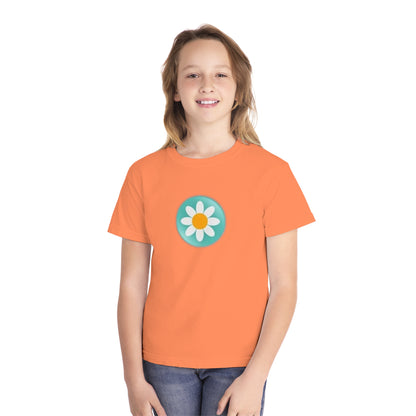 Youth Daisy Button Tee