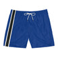 Royal Blue BW Stripe Swim Trunks