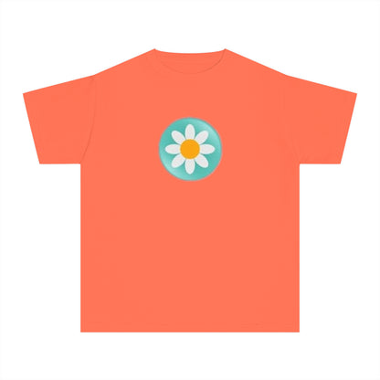 Youth Daisy Button Tee