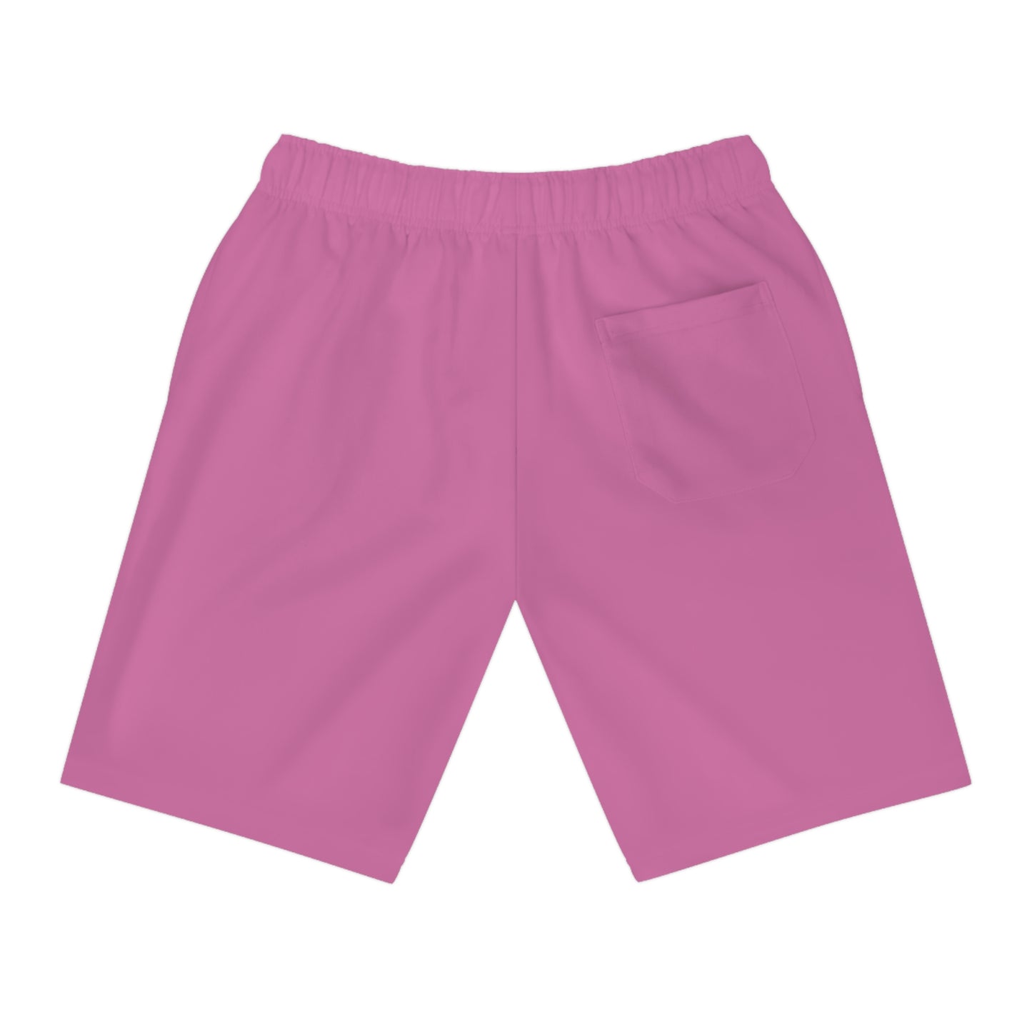 Light Pink Athletic Long Shorts