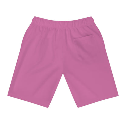 Light Pink Athletic Long Shorts