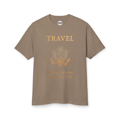 Copy of Travel-Themed Unisex Heavyweight Tee, Vacation Shirt, Travel Gift, Passport Graphic Tee, Adventure Clothing