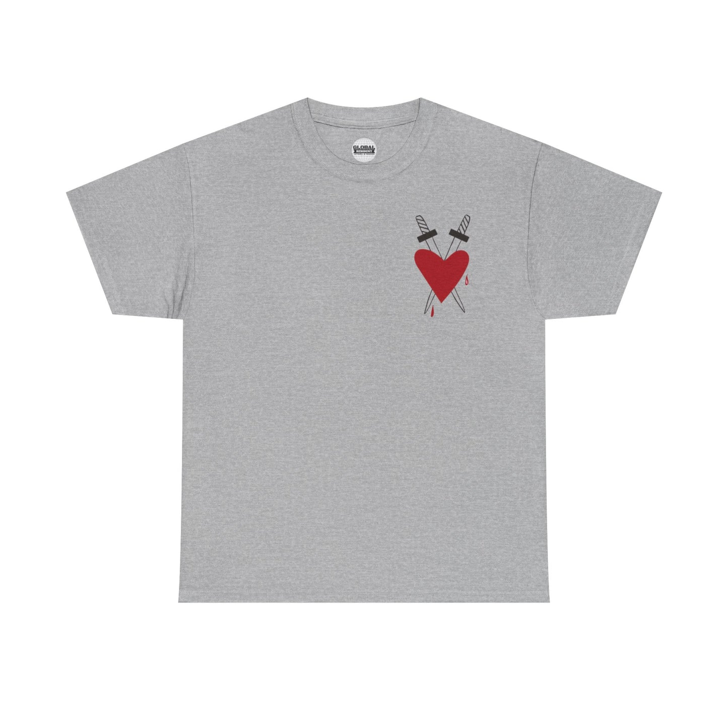 Heart & Sword Unisex Cotton Tee