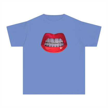 Youth Red Lip, Diamond Grills Tee