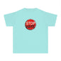 Youth Stop Hate Button Tee