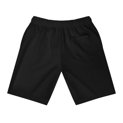 Black Athletic Long Shorts