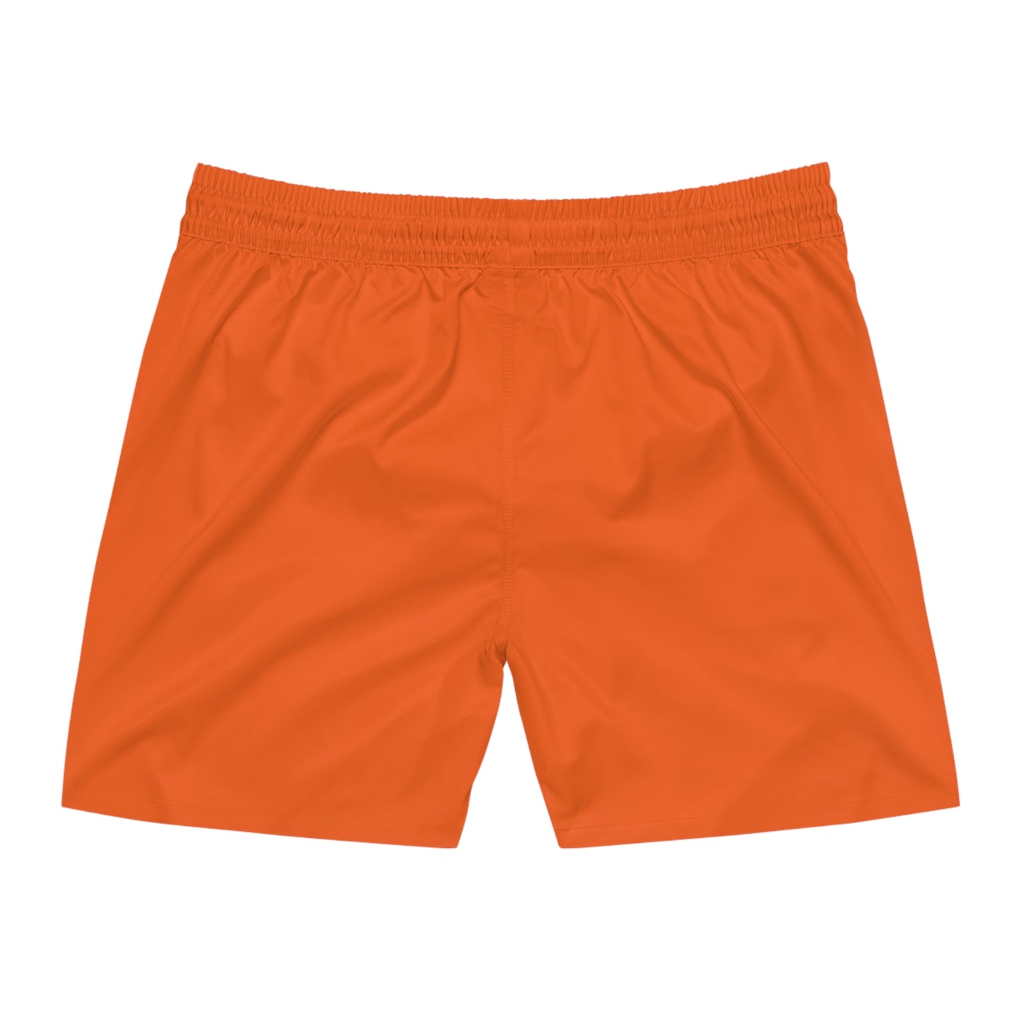 Orange BW Stripe Swim Trunks