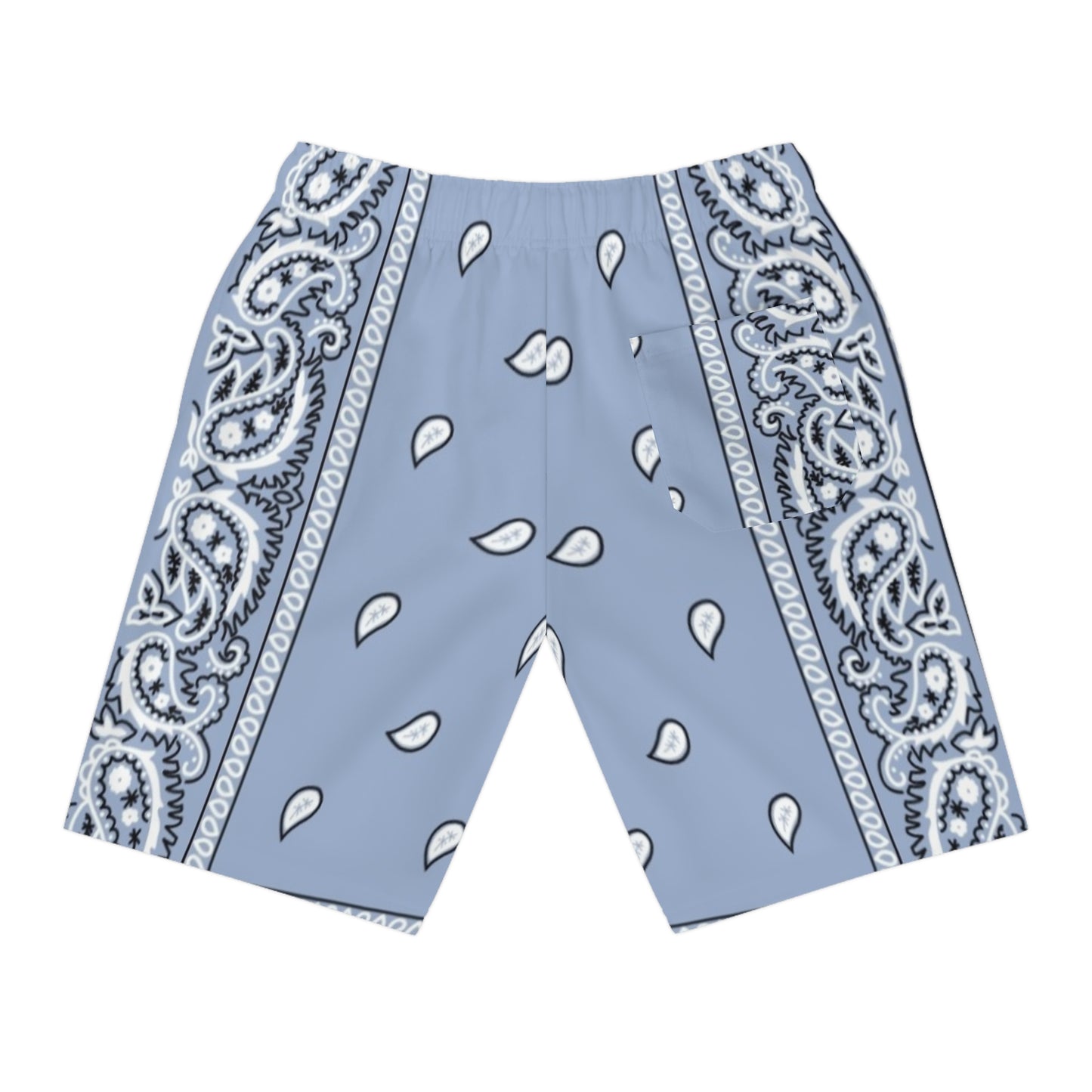 Sky Blue Bandana Shorts