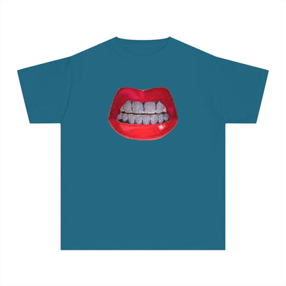 Youth Red Lip, Diamond Grills Tee