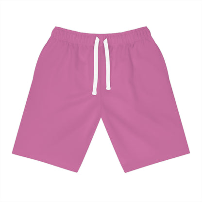 Light Pink Athletic Long Shorts