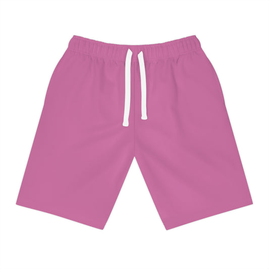 Light Pink Athletic Long Shorts