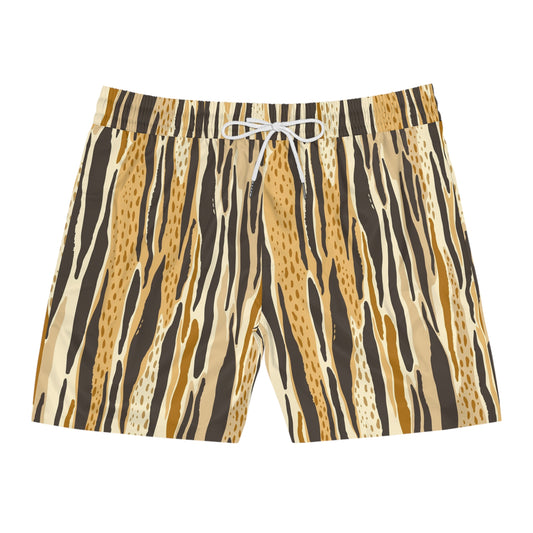 Animal Print Swim Trunks