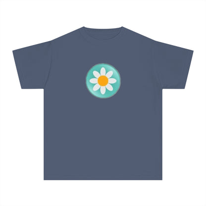 Youth Daisy Button Tee