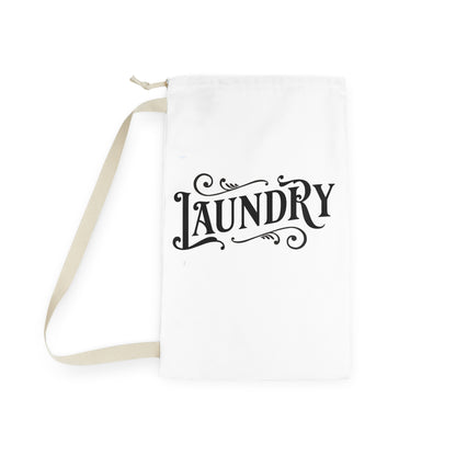 Stylish & Chic Laundry Tote (White)