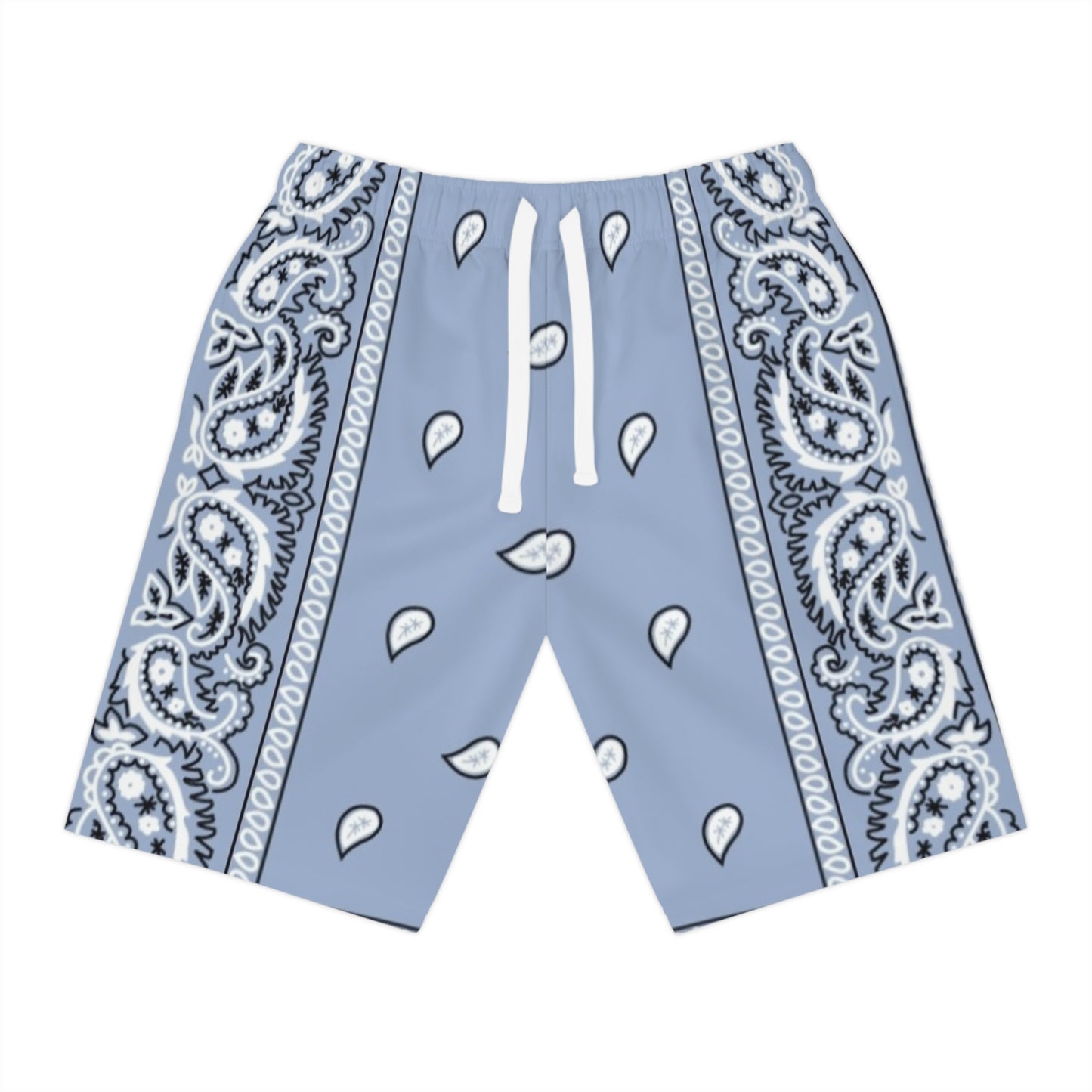 Sky Blue Bandana Shorts