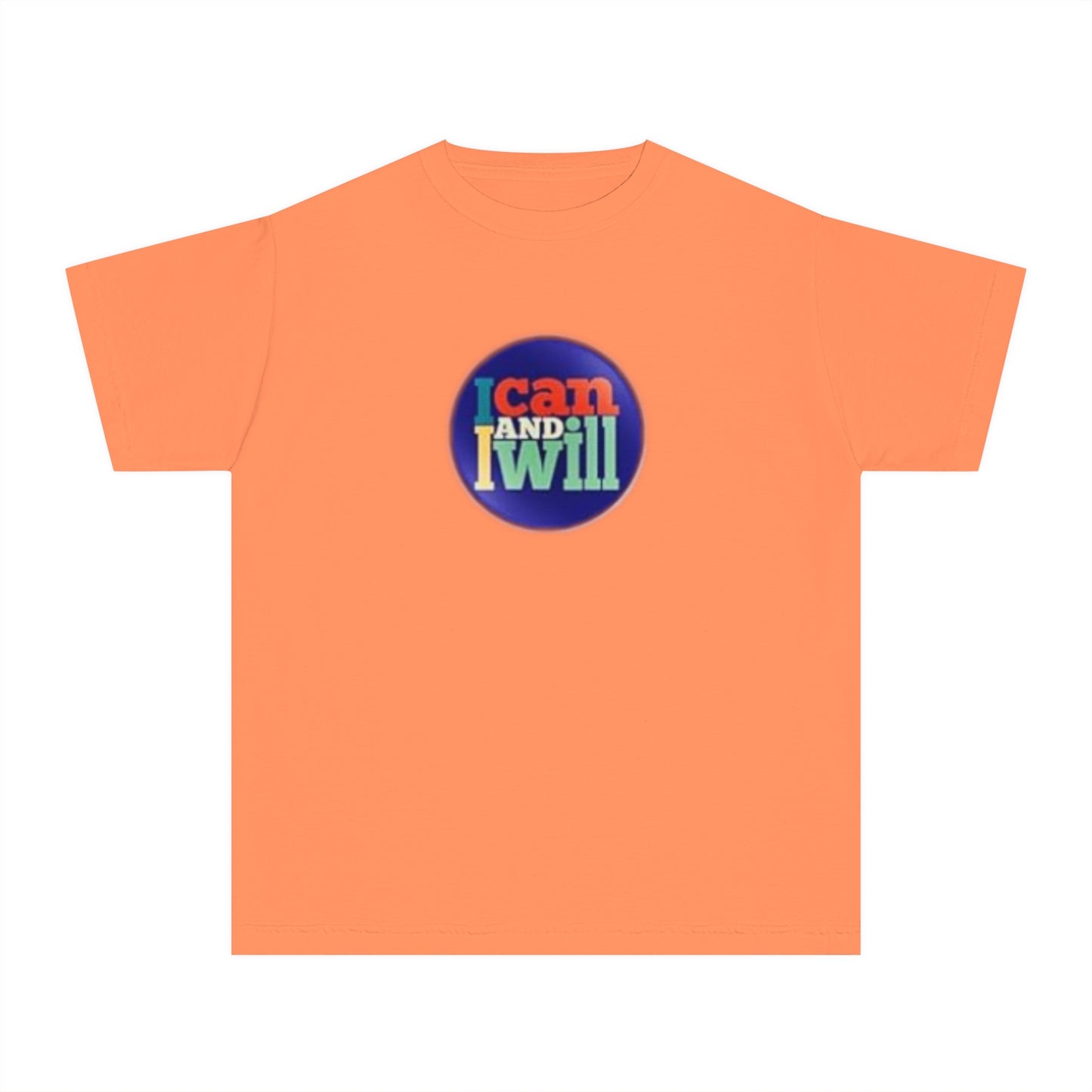 Youth I Can and I Will Button Tee