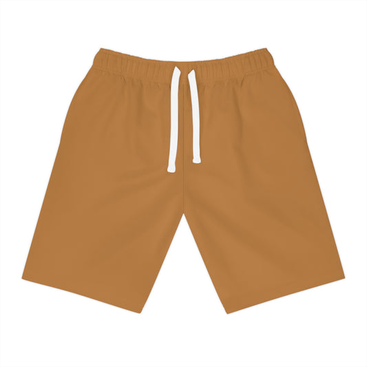 Khaki Athletic Long Shorts