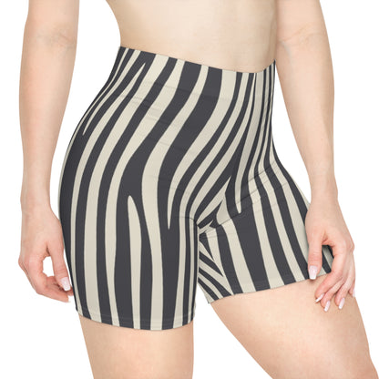 Animal Print Women's Biker Shorts