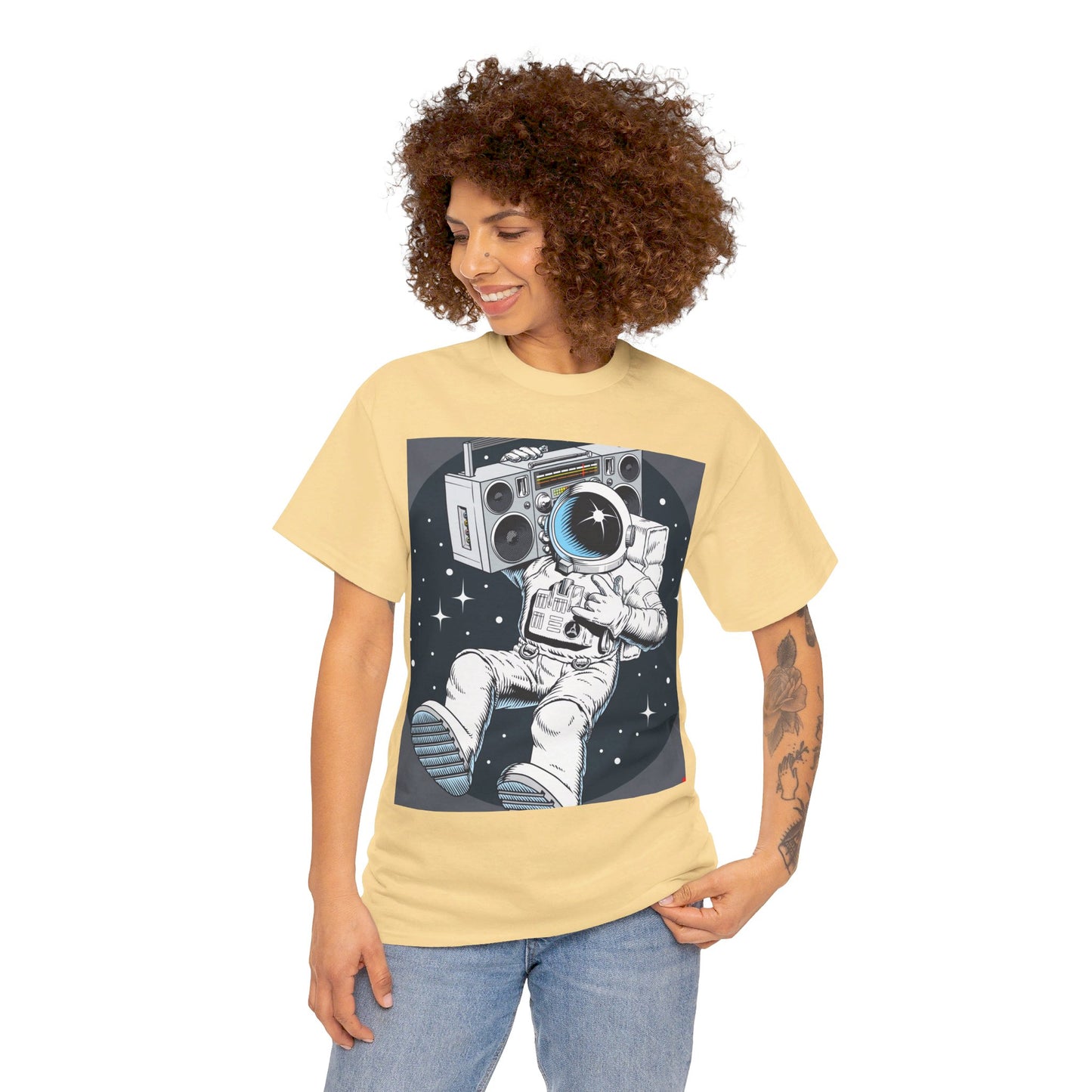 Boom Box Astronaut Tee